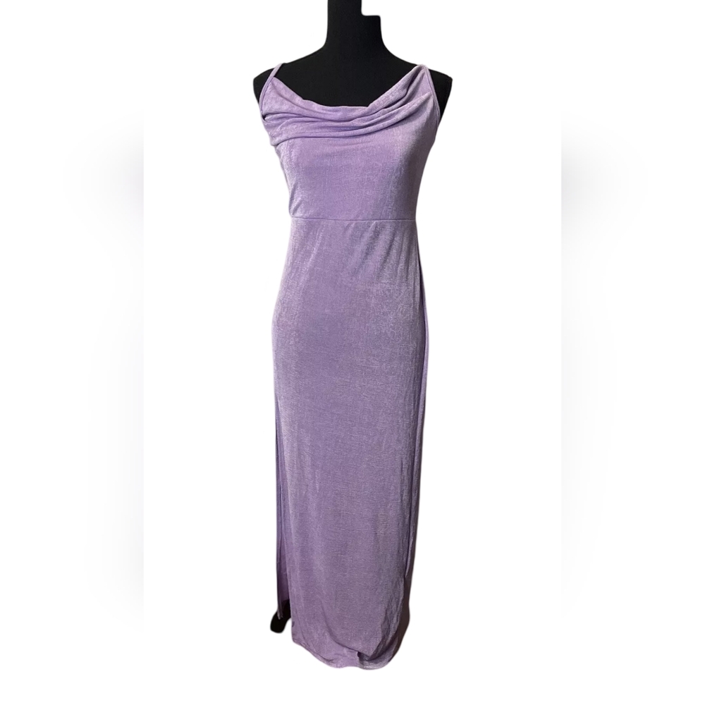 NWT Cider Cowl Neck Midi Dress Cider Size XS Purple